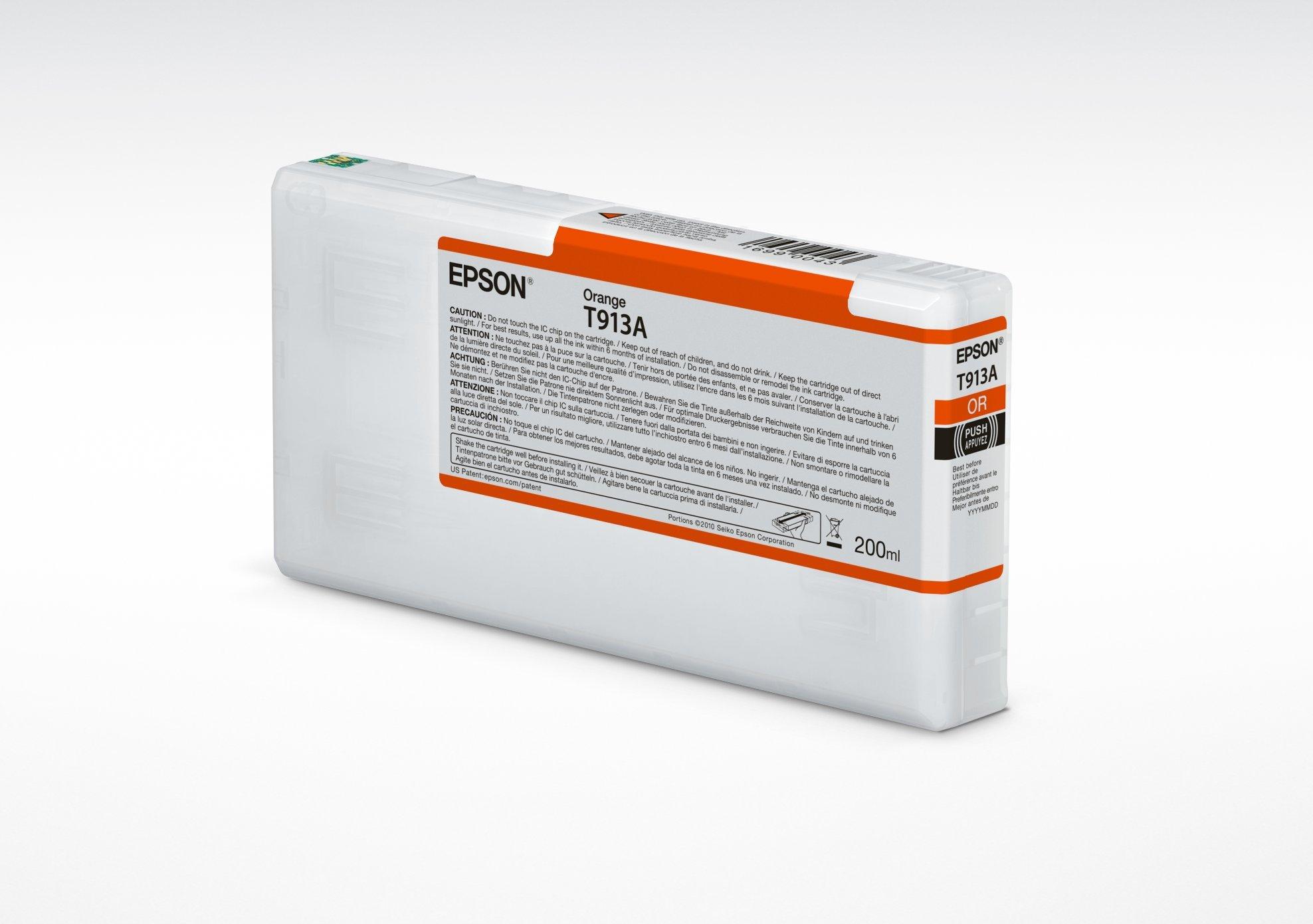 T913A Orange Ink Cartridge (200ml)
