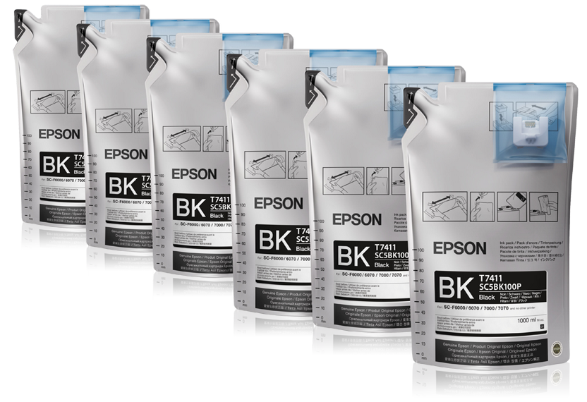 UltraChrome DS T741100 Black (1Lx6packs)