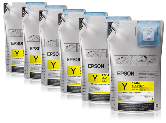 UltraChrome DS T741400 Yellow (1Lx6packs)