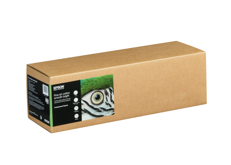 Epson Fine Art Cotton Smooth Bright 17" x 15m, 300g/m²