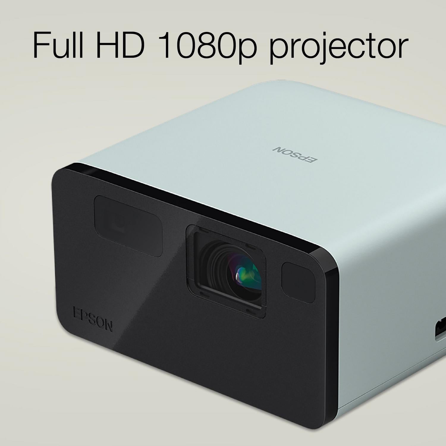 Epson EF-21G, Mini Laser Projector, 1000 Lumens, Up To 150 Inch Display, Google TV™ and Bluetooth Speaker, Portable