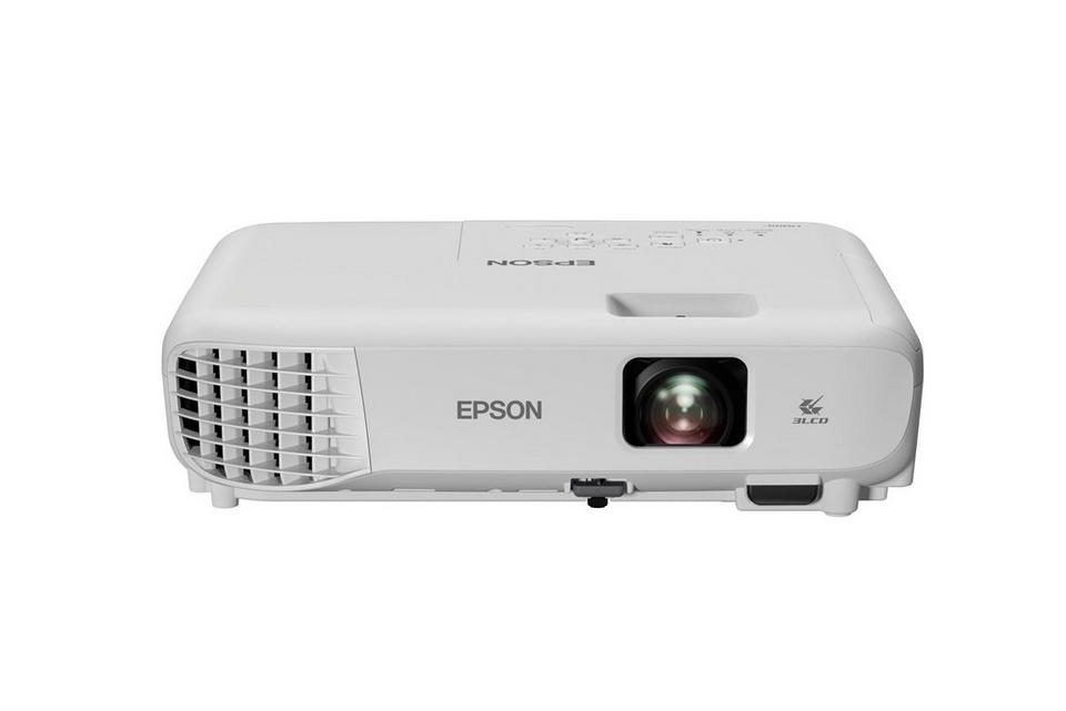EB-W53 WXGA lamp projector, 2x HDMI ports, 4,000 lumens, up to 375 inches large display