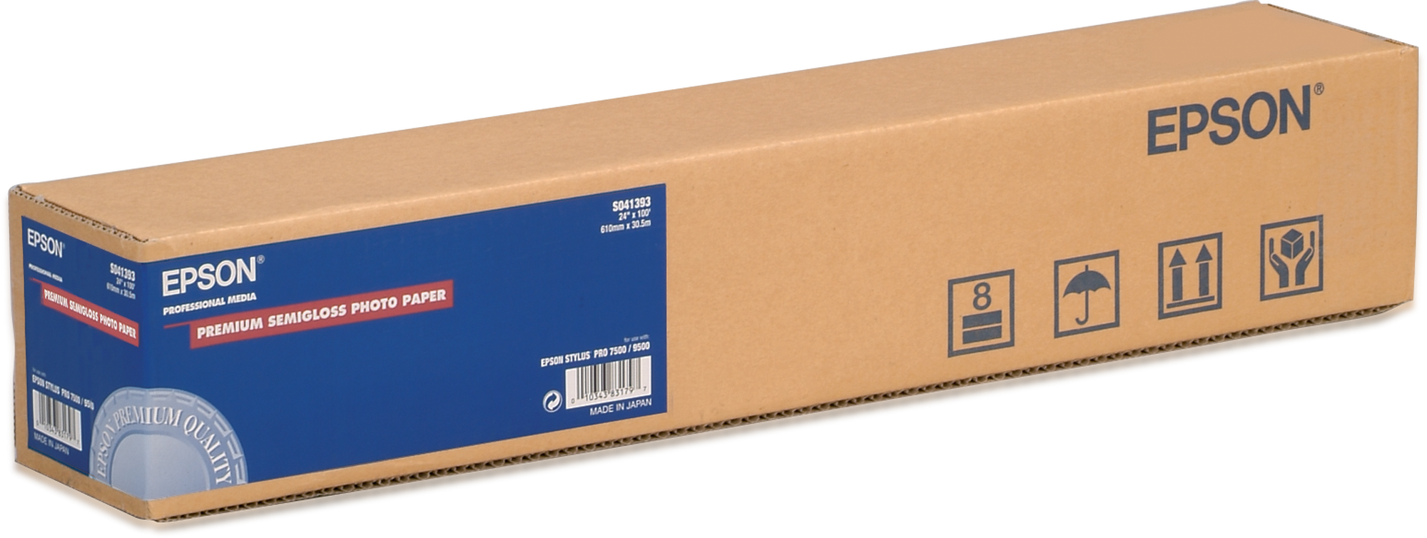 Epson Premium Semigloss Photo Paper Roll, 24" x 30,5m, 170g/m²