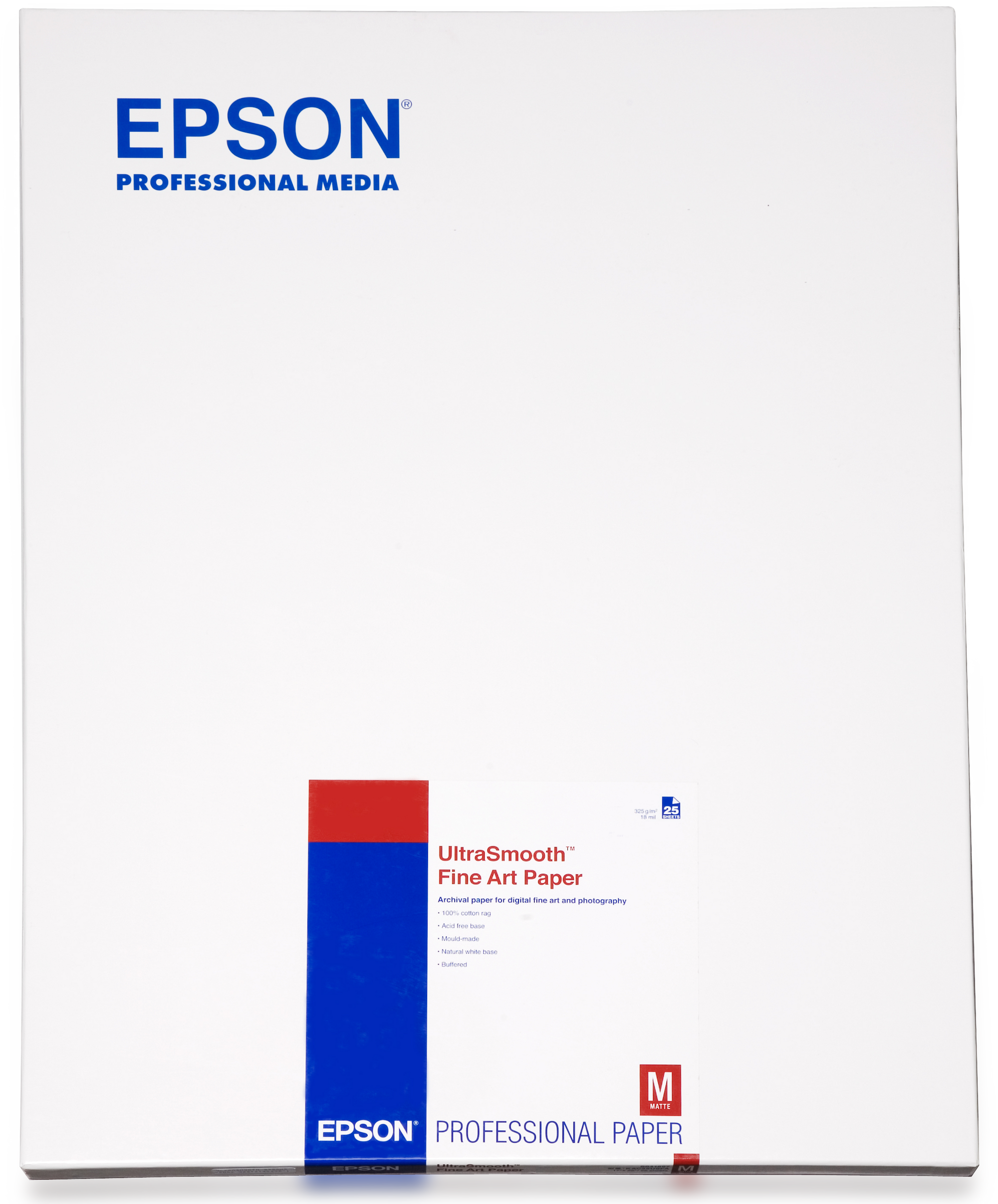 Epson Ultrasmooth Fine Art Paper - A2, 325g/m² - 25 sheets
