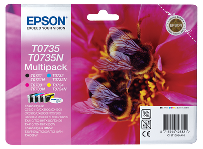 T0735 Multipack (BK CY MA YE)