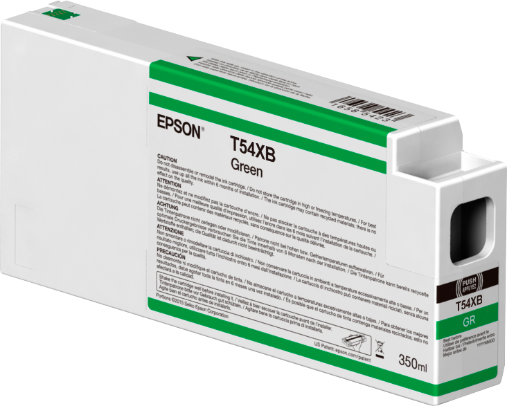 Epson Singlepack Green T54XB00 UltraChrome HDX/HD 350ml