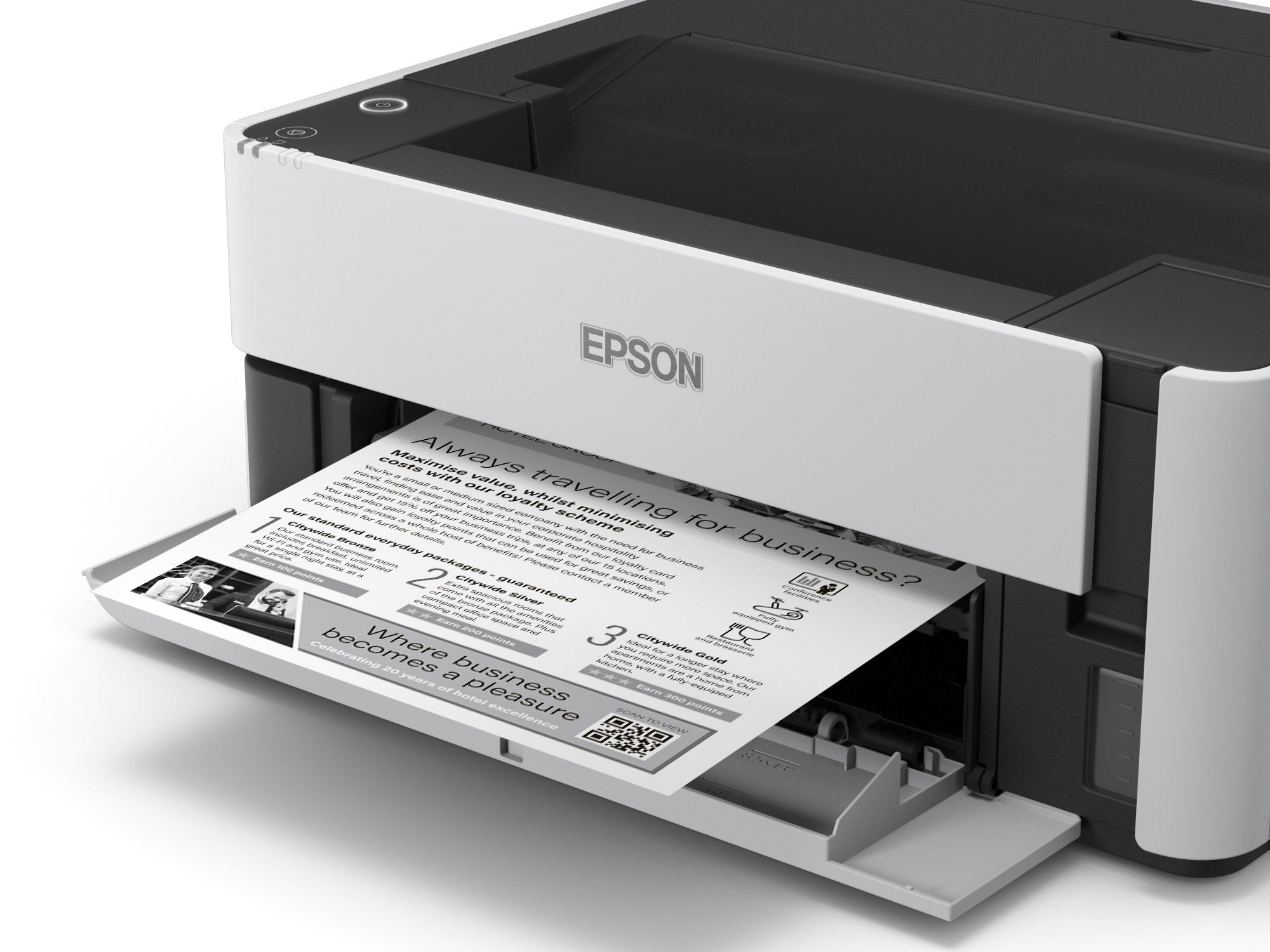 Epson EcoTank M1140 (C11CG26405) შავთეთრი პრინტერი