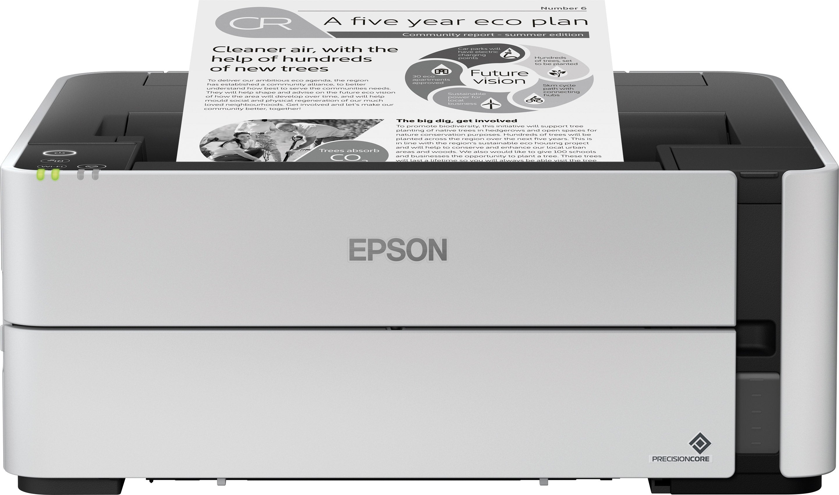 Epson EcoTank M1180 (C11CG94405) შავთეთრი პრინტერი