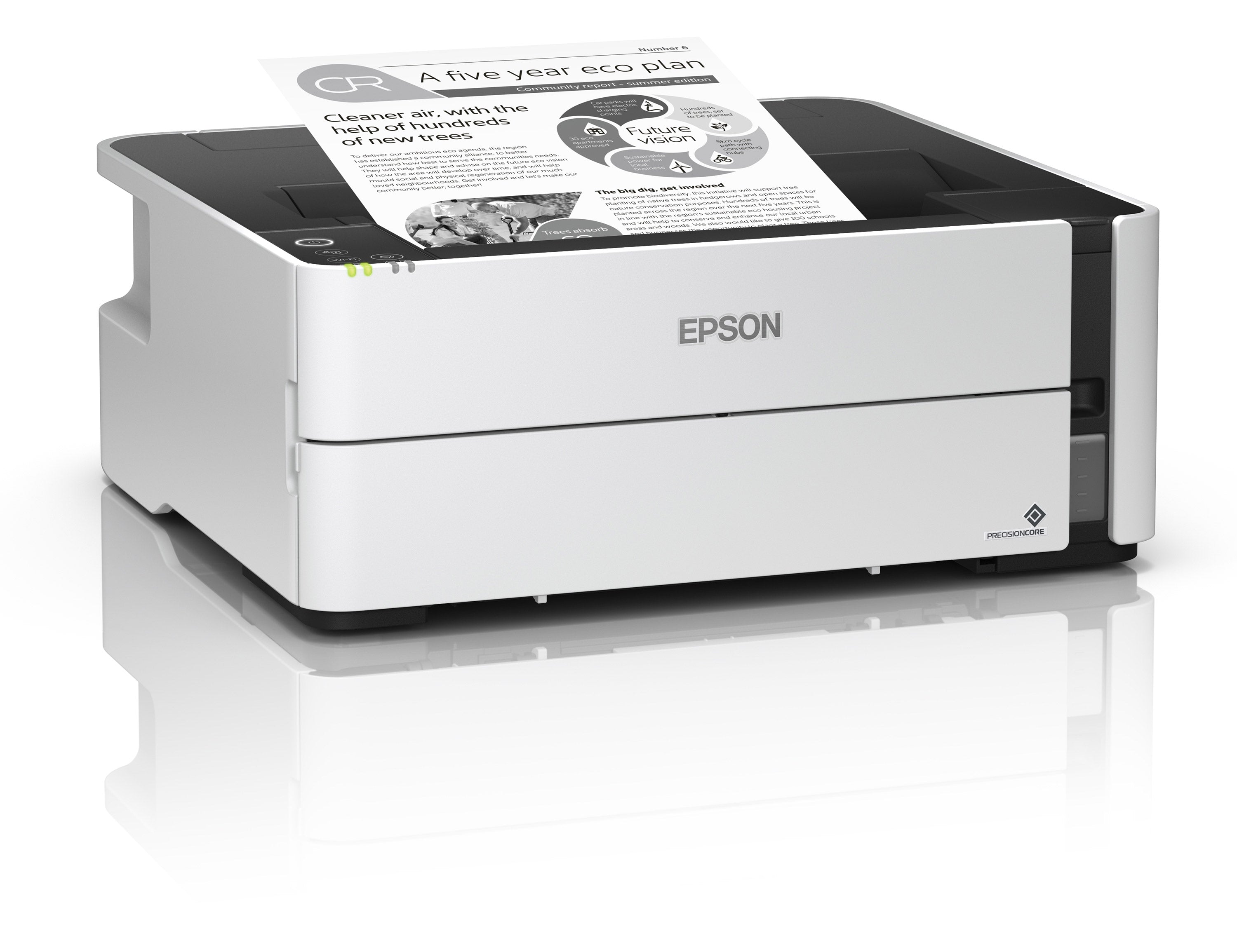Epson EcoTank M1180 (C11CG94405) შავთეთრი პრინტერი