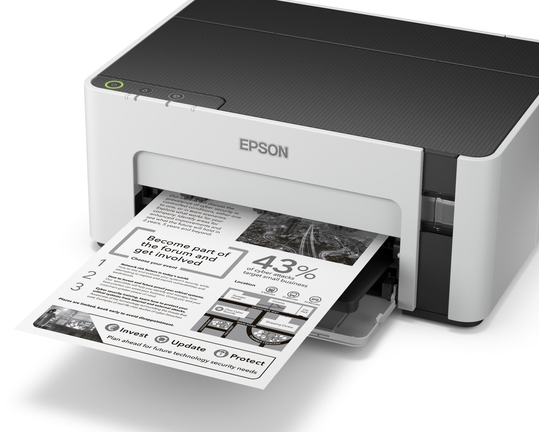 Epson EcoTank M1100 (C11CG95405) შავთეთრი პრინტერი