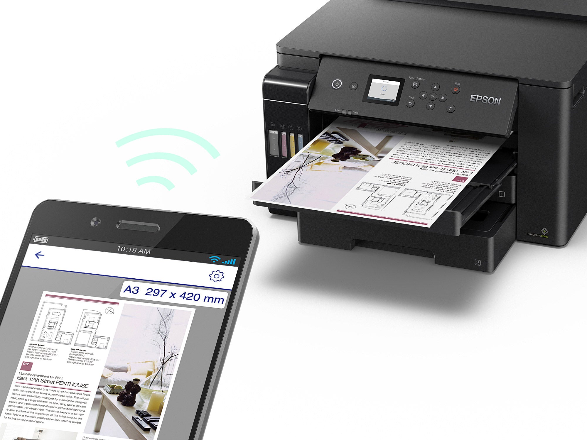 Epson EcoTank L11160 (C11CJ04404) ფერადი პრინტერი