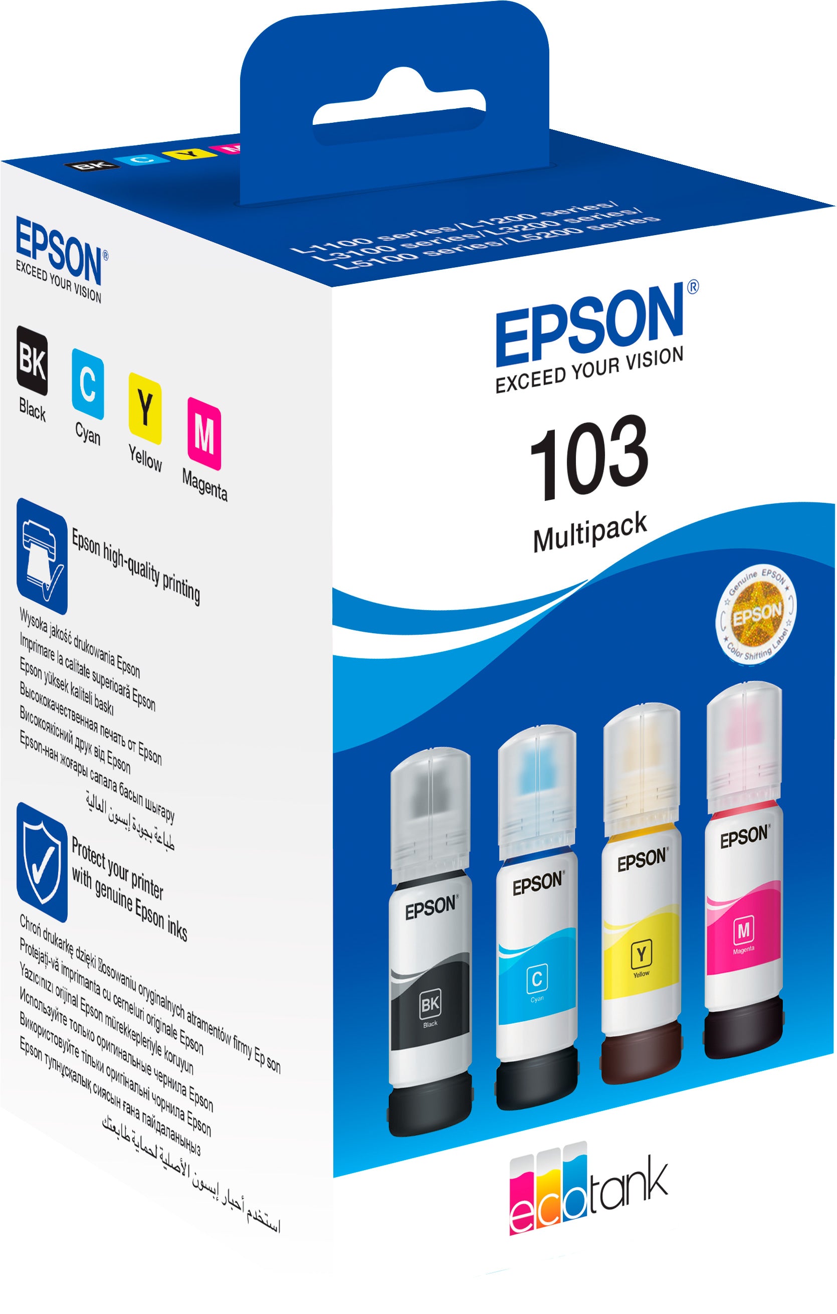Ink 103 EcoTank 4-colour Multipack