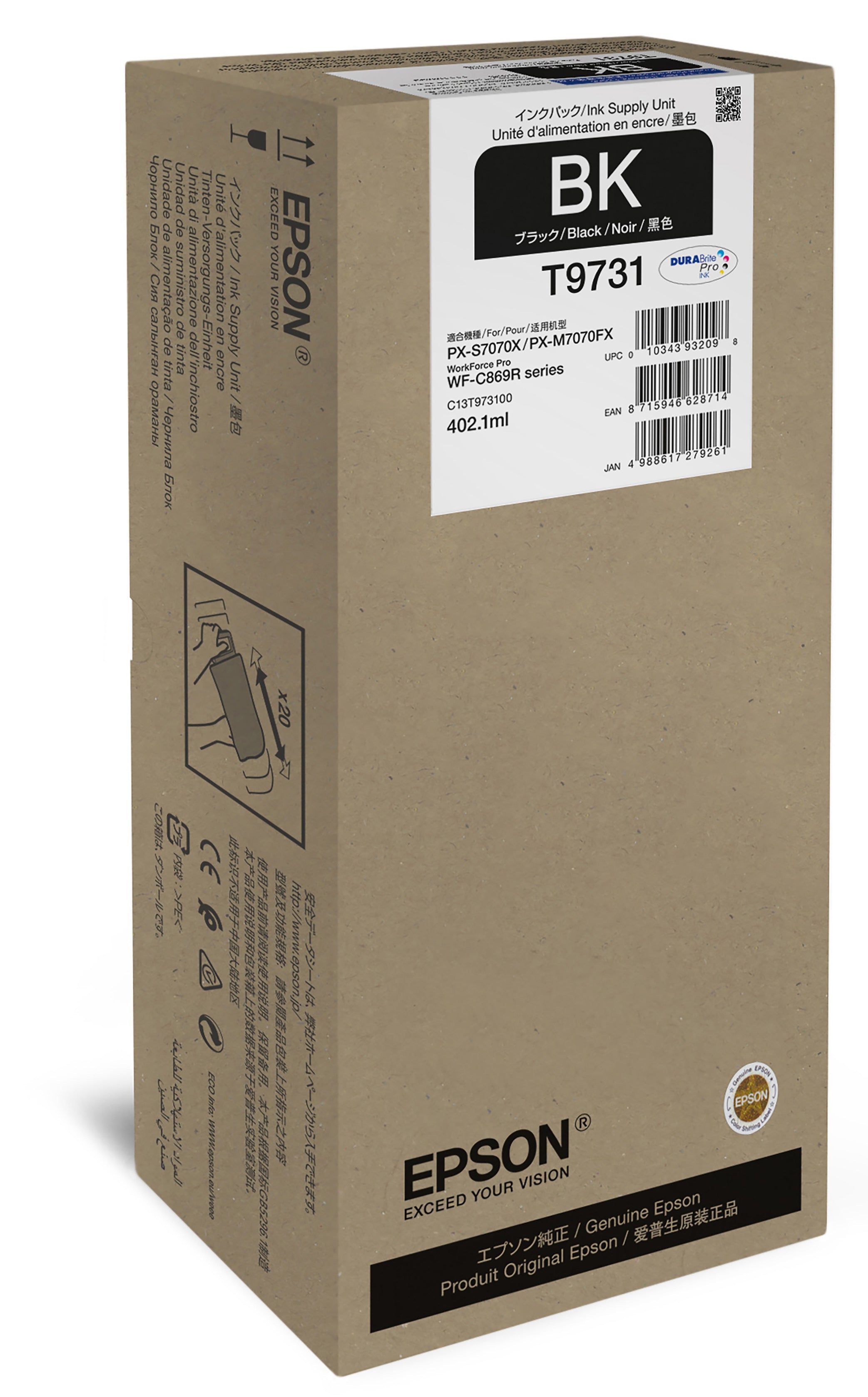 Ink Cartridge T973* XL Black (C13T973100)