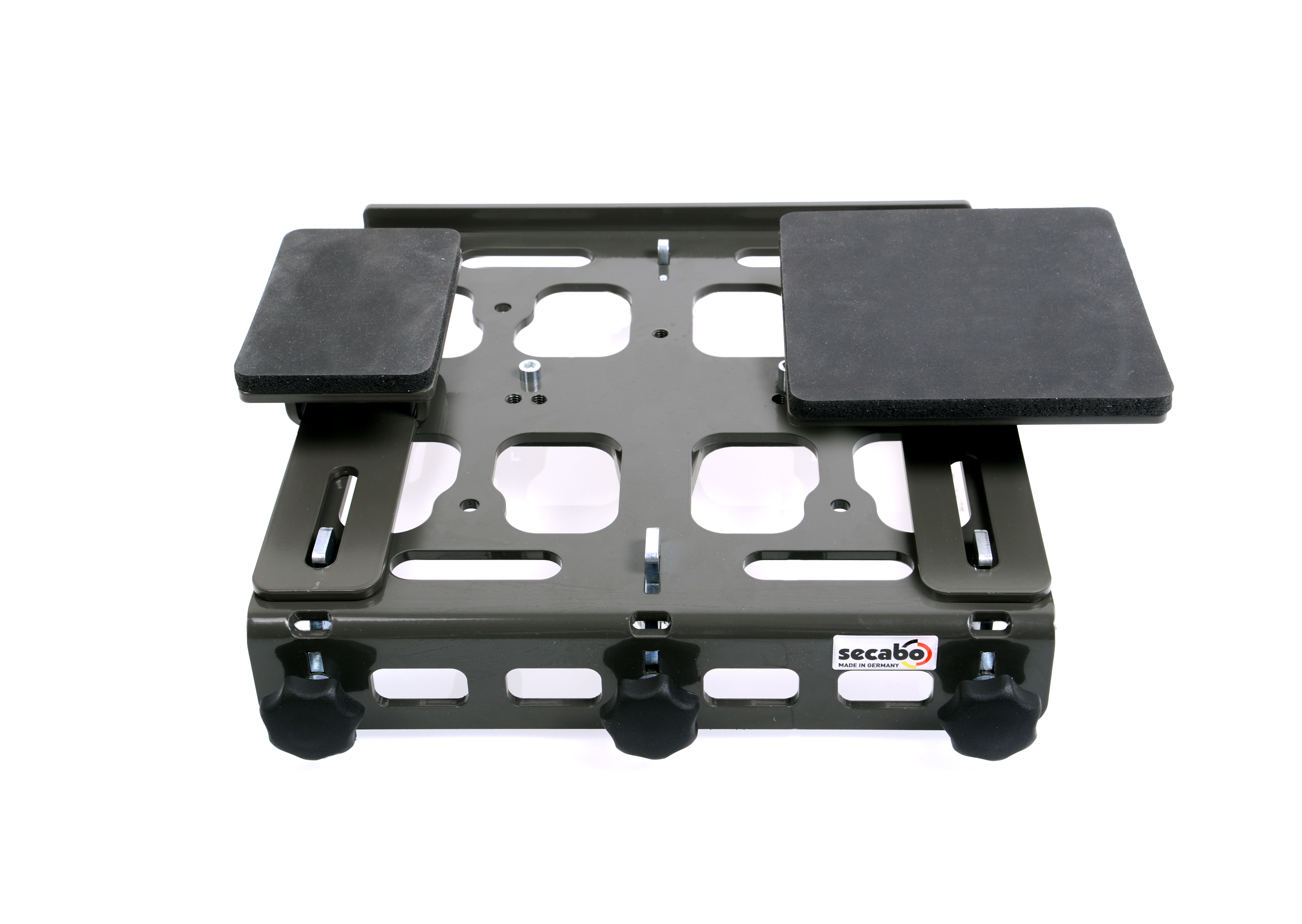 Quick release plate changer for Secabo LITE and SMART series
