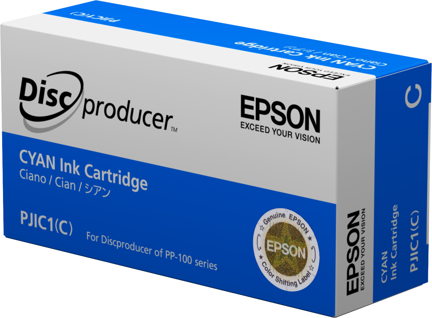 Epson Discproducer Ink PJIC7(C), Cyan (MOQ=10)