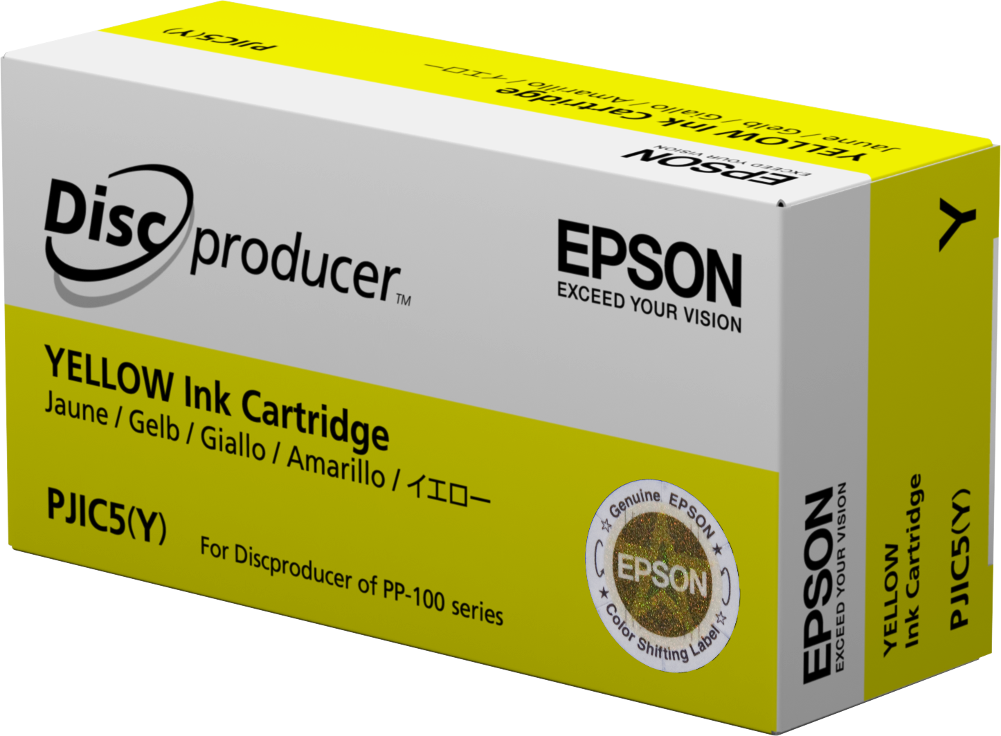 Epson Discproducer Ink PJIC7(Y), Yellow (MOQ=10)