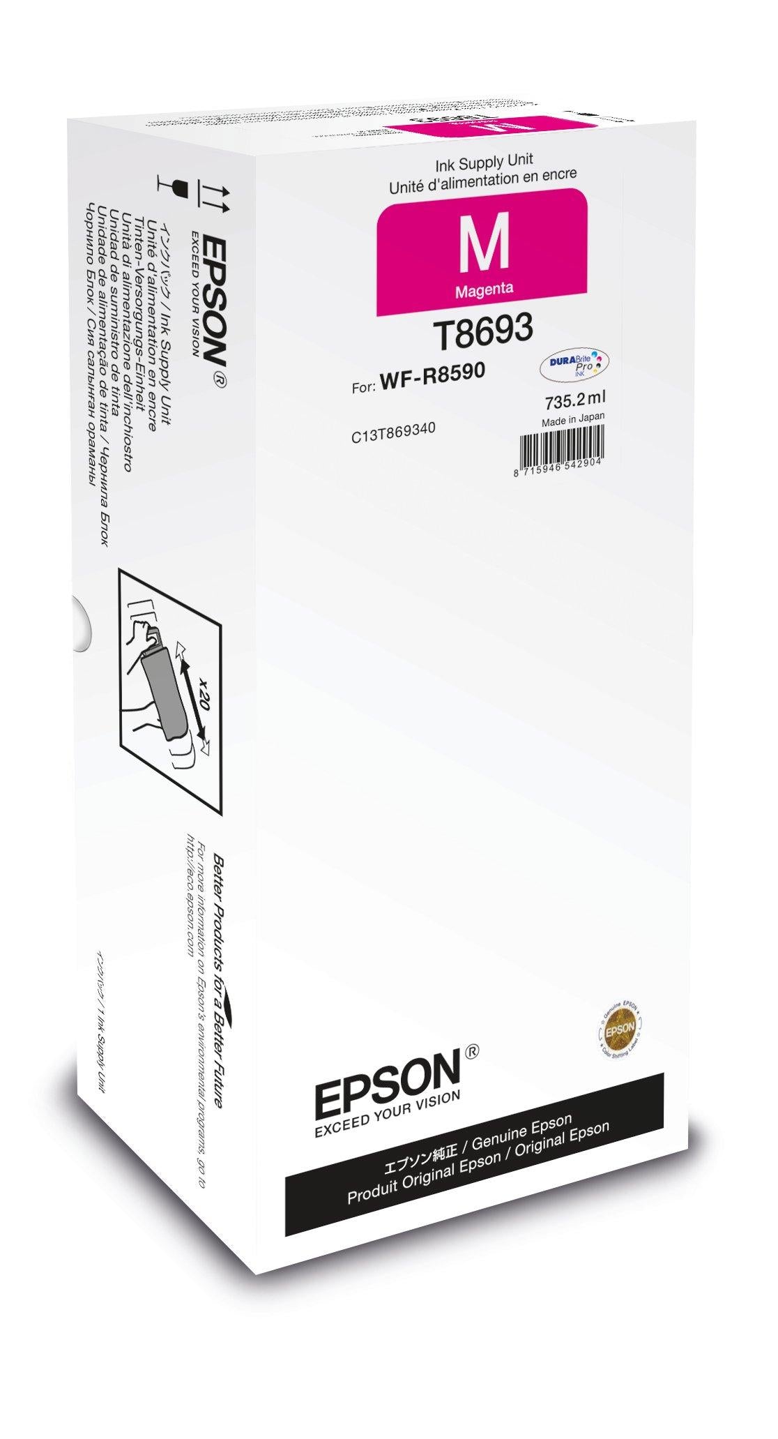 Epson WorkForce Pro WF-R8590 Magenta XXL Ink Supply Unit