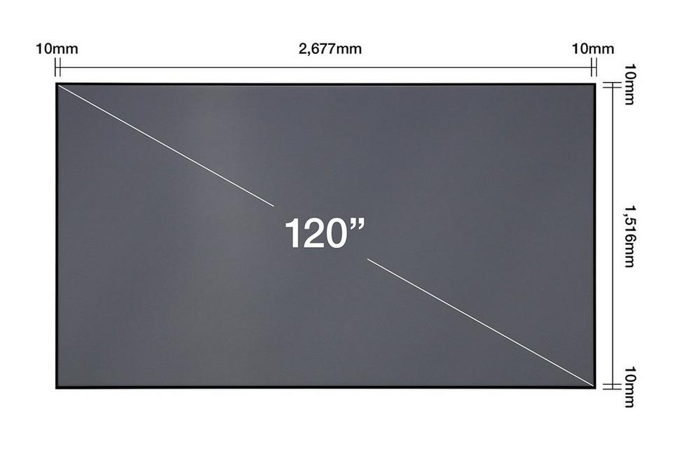 Laser TV 120" Screen - ELPSC36