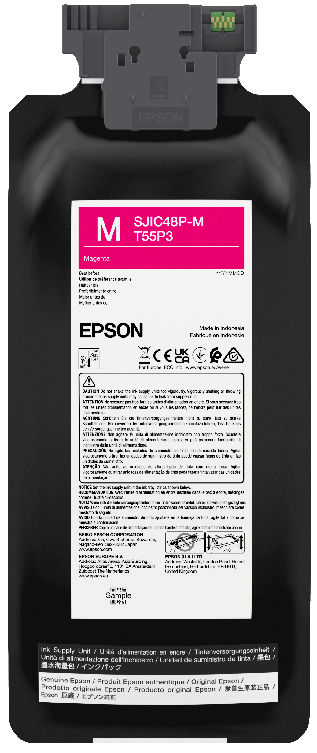 SJIC48P-M ink cartridge for ColorWorks C8000e (Magenta)