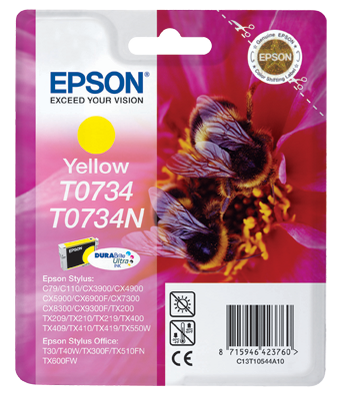 T0734 Yellow Ink Cartridge