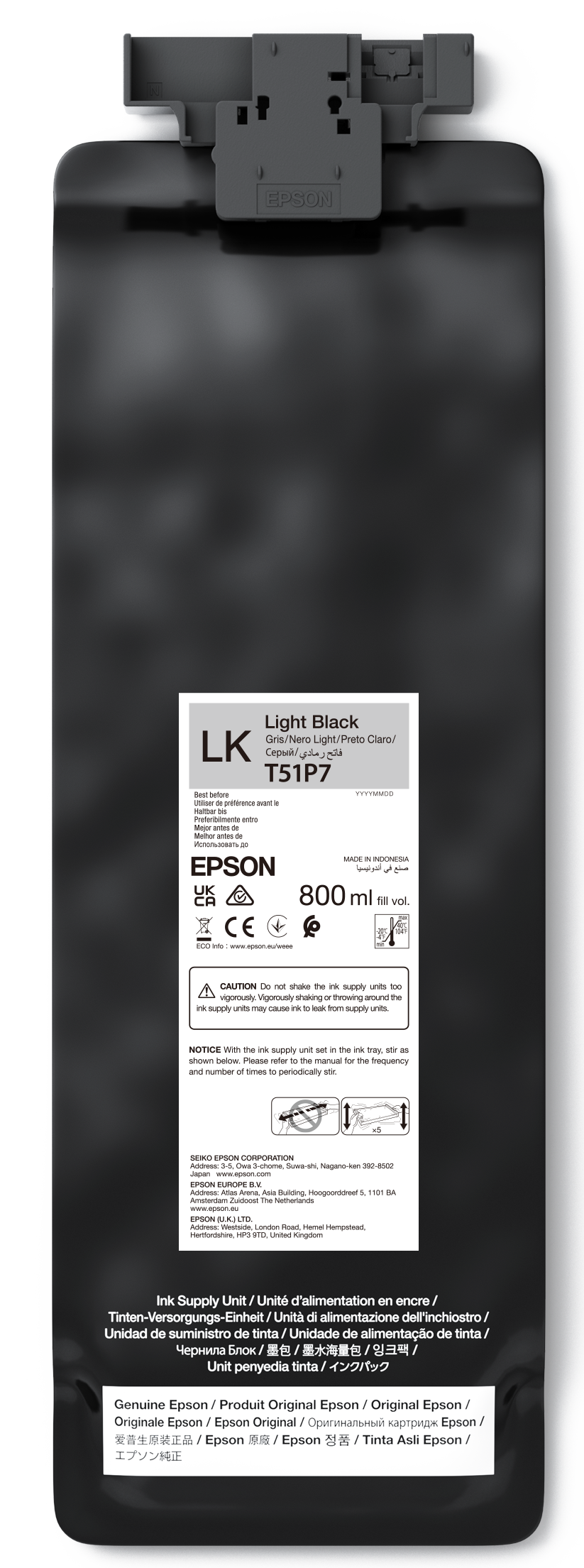 UltraChrome GS3 Light Black T51P700 (800ML)