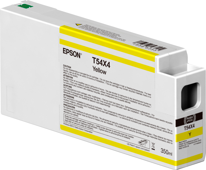 Epson Singlepack T54X400 Yellow UltraChrome HDX/HD 350ml