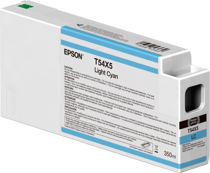 Epson Singlepack T54X500 Light Cyan UltraChrome HDX/HD 350ml