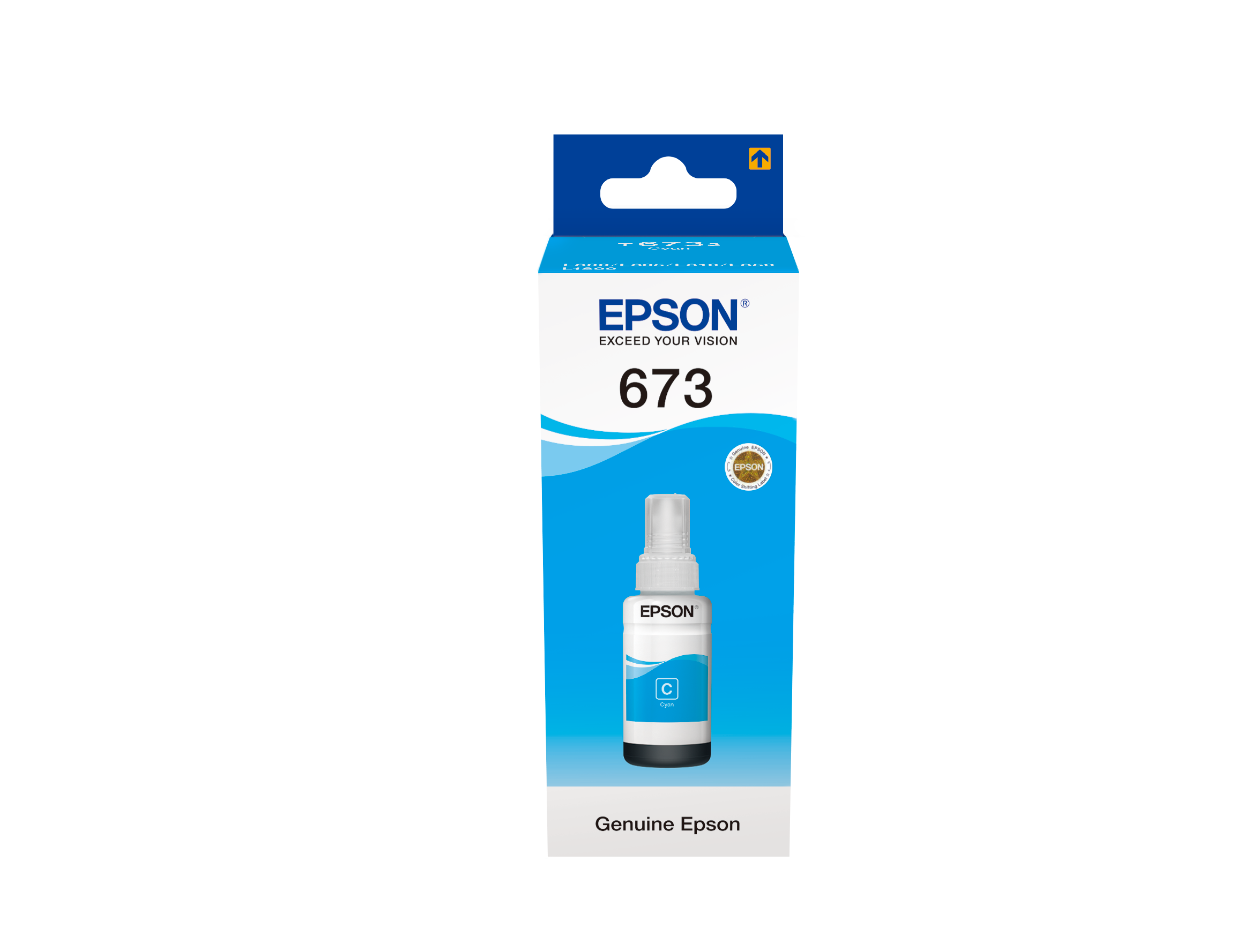 Ink T673 Epson Genuine I / C Cyan (C13T67324A)