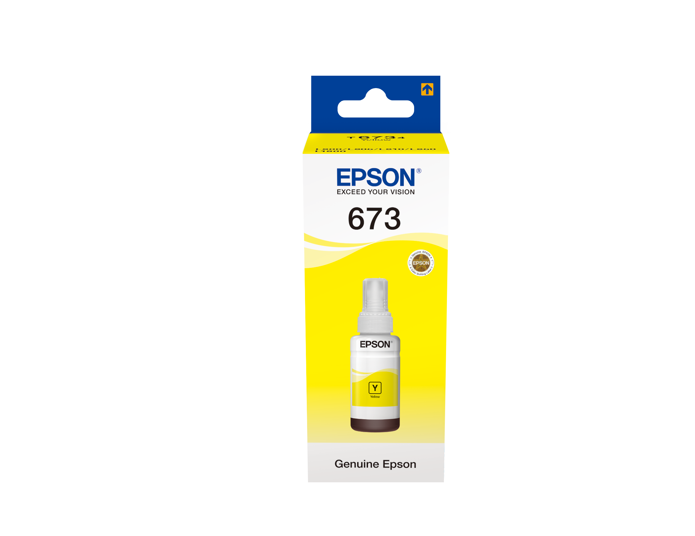 Ink T673 Epson Genuine I / C Yellow (C13T67344A)