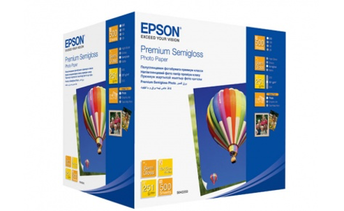 Epson Premium Semi-Gloss Photo Paper 10x15 [500 sheet] (C13S042200) ფოტო ქაღალდი