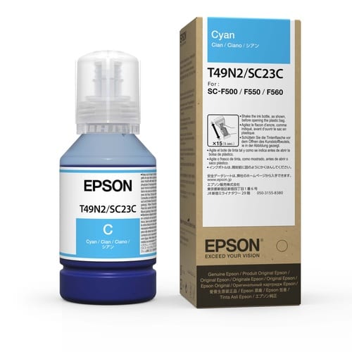 Epson genuine cyan sublimation ink 140ml bottle for SC-F500 / F501 / F550 / F551 / F560 / F561 / F100 / F160