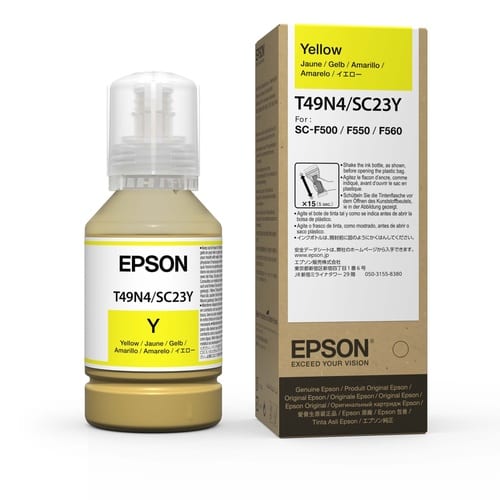 Epson genuine yellow dye sublimation ink 140ml bottle for SC-F500 / F550 / F560 / F100 / F160